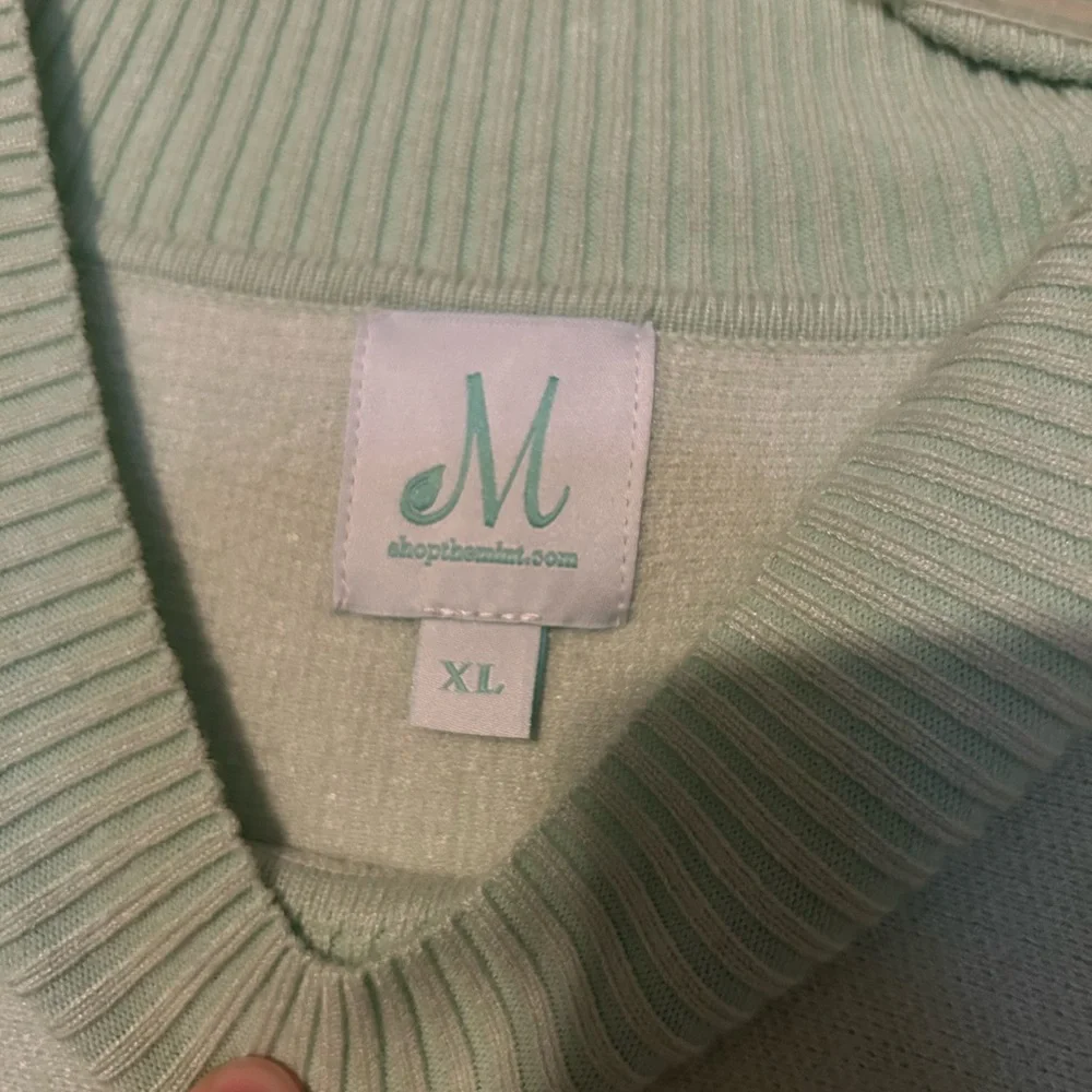 Elegant Mint Women's Cowl Neck Sweater - Picture 3 of 3